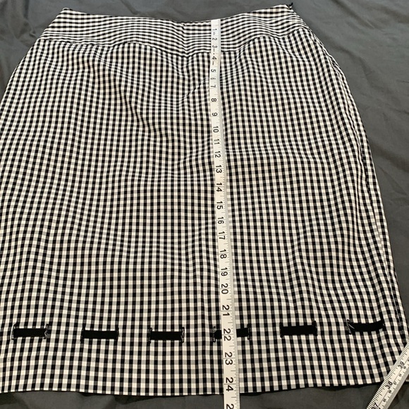 Gingham Checked Skirt - Picture 4 of 7